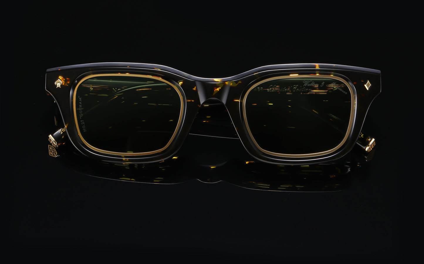 No.27 "Gotham" Limited Edition Sunglasses - Havana Rum Color