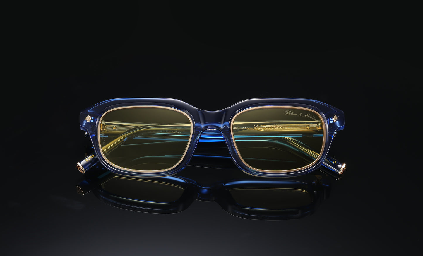 No.28 "Bulletproof" Limited Edition Sunglasses - Deep Sea Blue Color