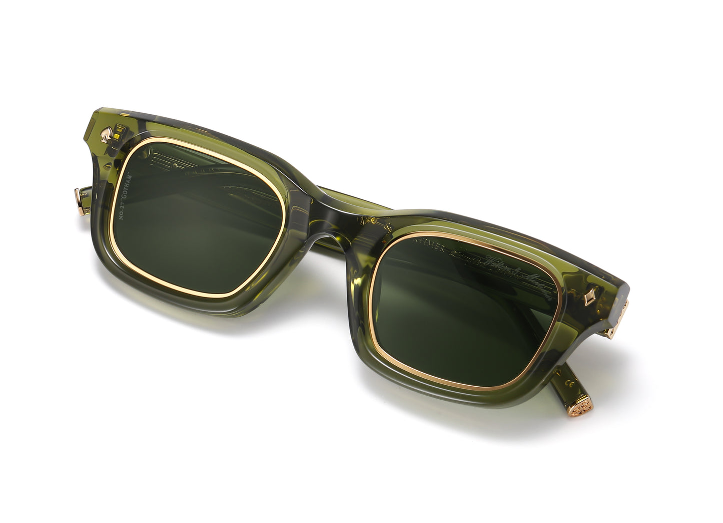 No.27 "Gotham" Limited Edition Sunglasses - Bosco Green Color