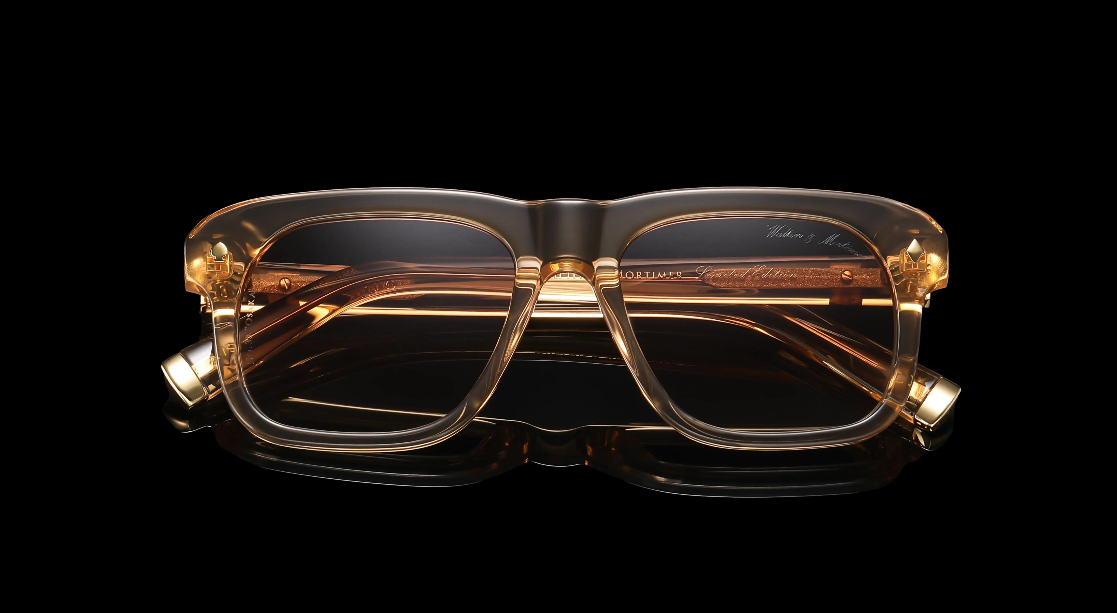 WALTON & MORTIMER NO. 33 “Osaka” CHAMPAGNE GOLD LIMITED EDITION SUNGLASSES