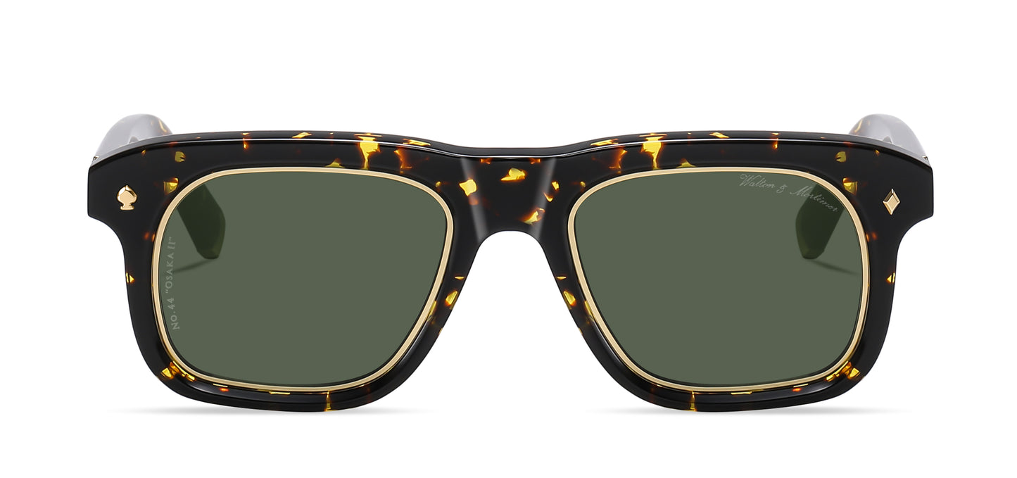 No.44 "Osaka II" Limited Edition Sunglasses - Cuban Havana Color
