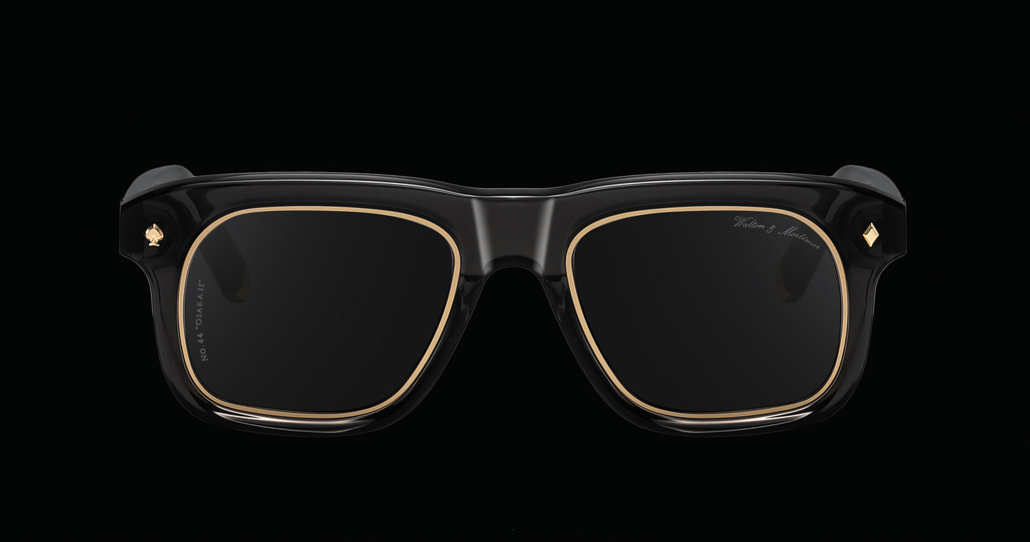 No.44 "Osaka II" Limited Edition Sunglasses - Grey Dark Matter Color
