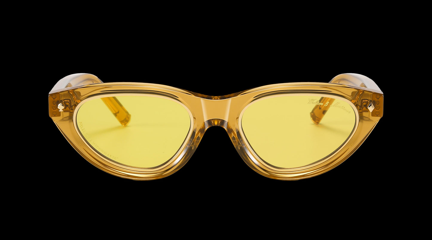 Walton & Mortimer NO. 21 “The Widowmaker” Gold Champagne Limited Edition Sunglasses