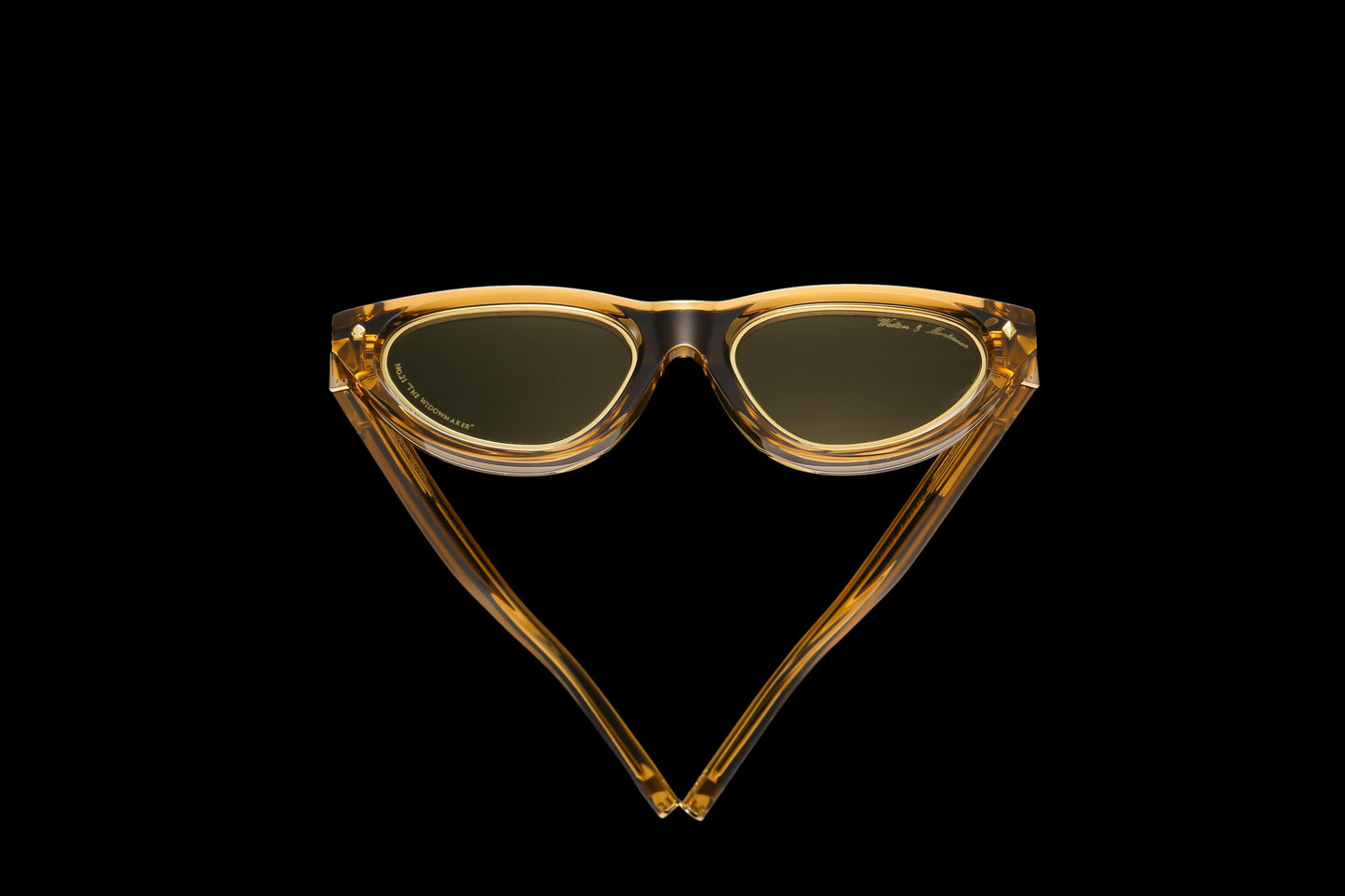 Walton & Mortimer NO. 21 “The Widowmaker” Gold Champagne Limited Edition Sunglasses