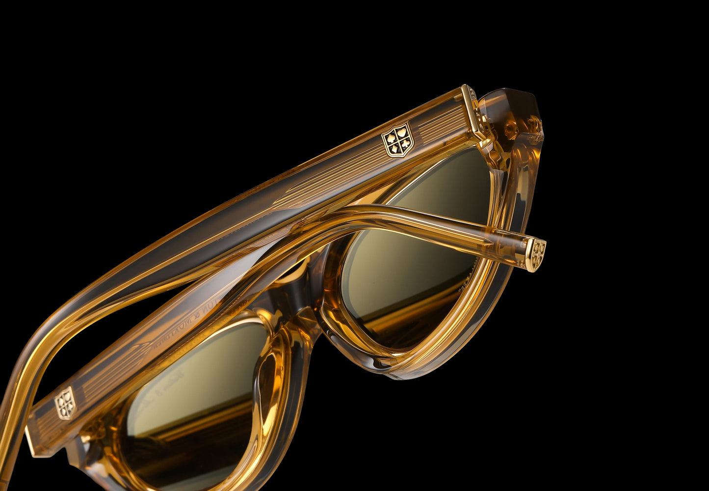 Walton & Mortimer NO. 21 “The Widowmaker” Gold Champagne Limited Edition Sunglasses