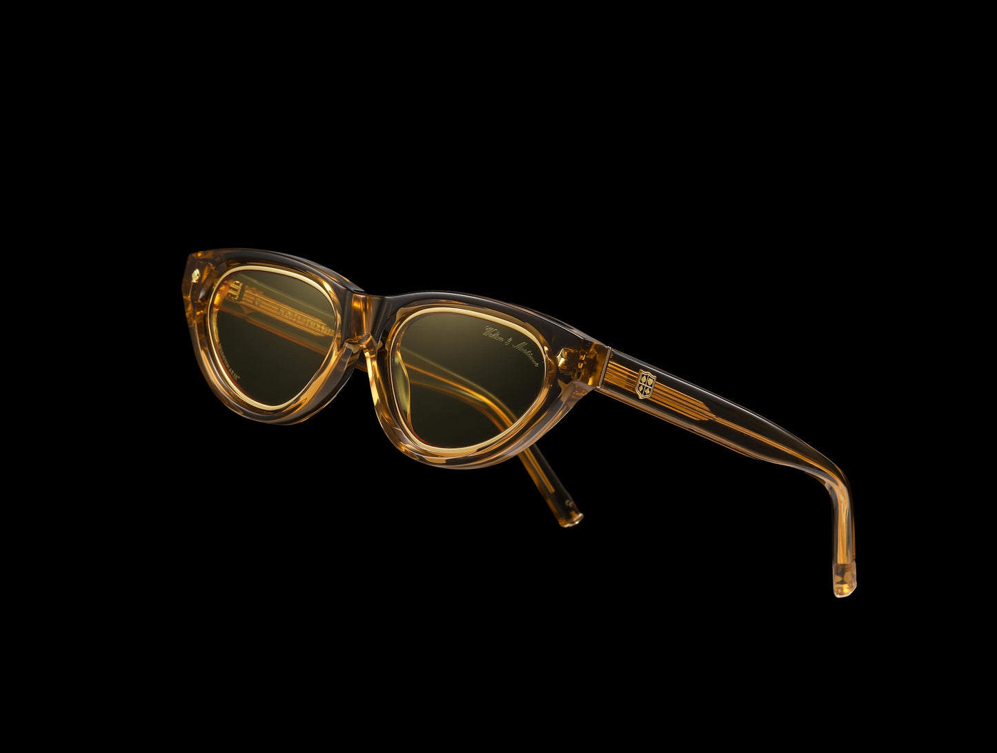 Walton & Mortimer NO. 21 “The Widowmaker” Gold Champagne Limited Edition Sunglasses