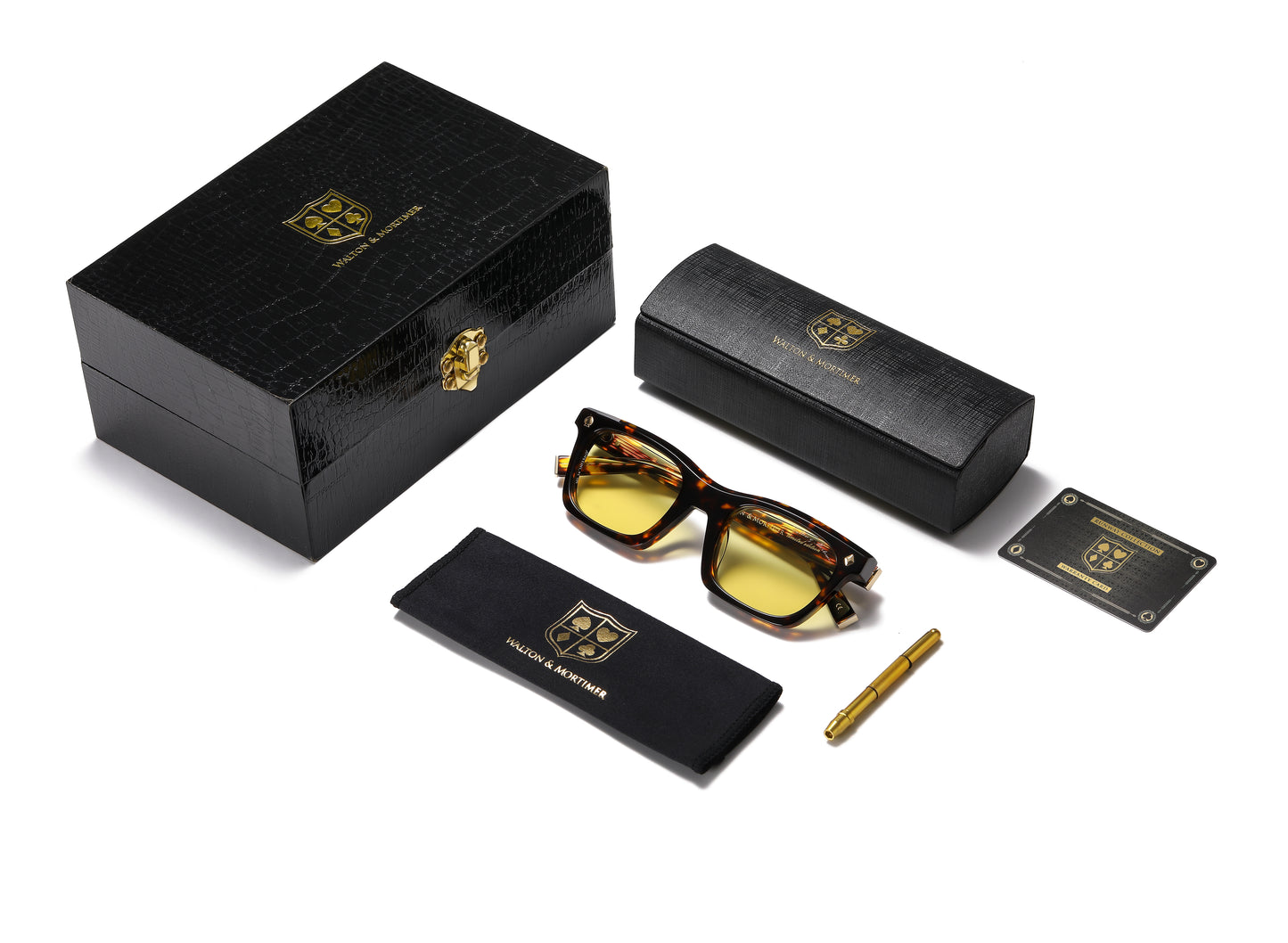 Walton & Mortimer NO. 54: " Inferno" Cuban Havana Sunglasses