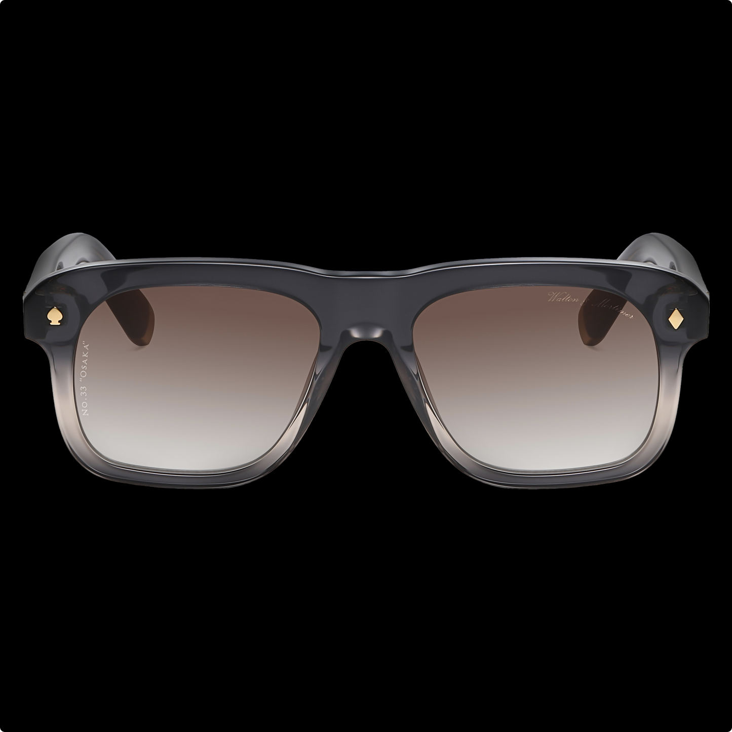 رقم WALTON & MORTIMER®. 33 نظارات "أوساكا" GRADIENT GRAY LIMITED EDITION