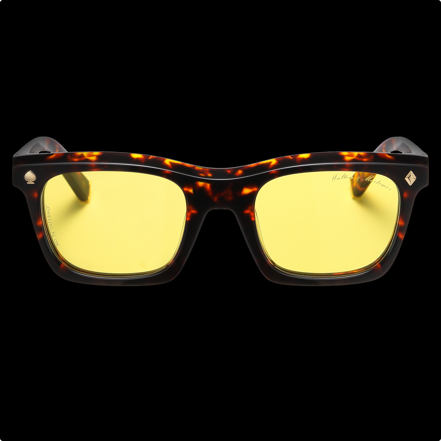 Walton & Mortimer NO. 54: " Inferno" Cuban Havana Sunglasses