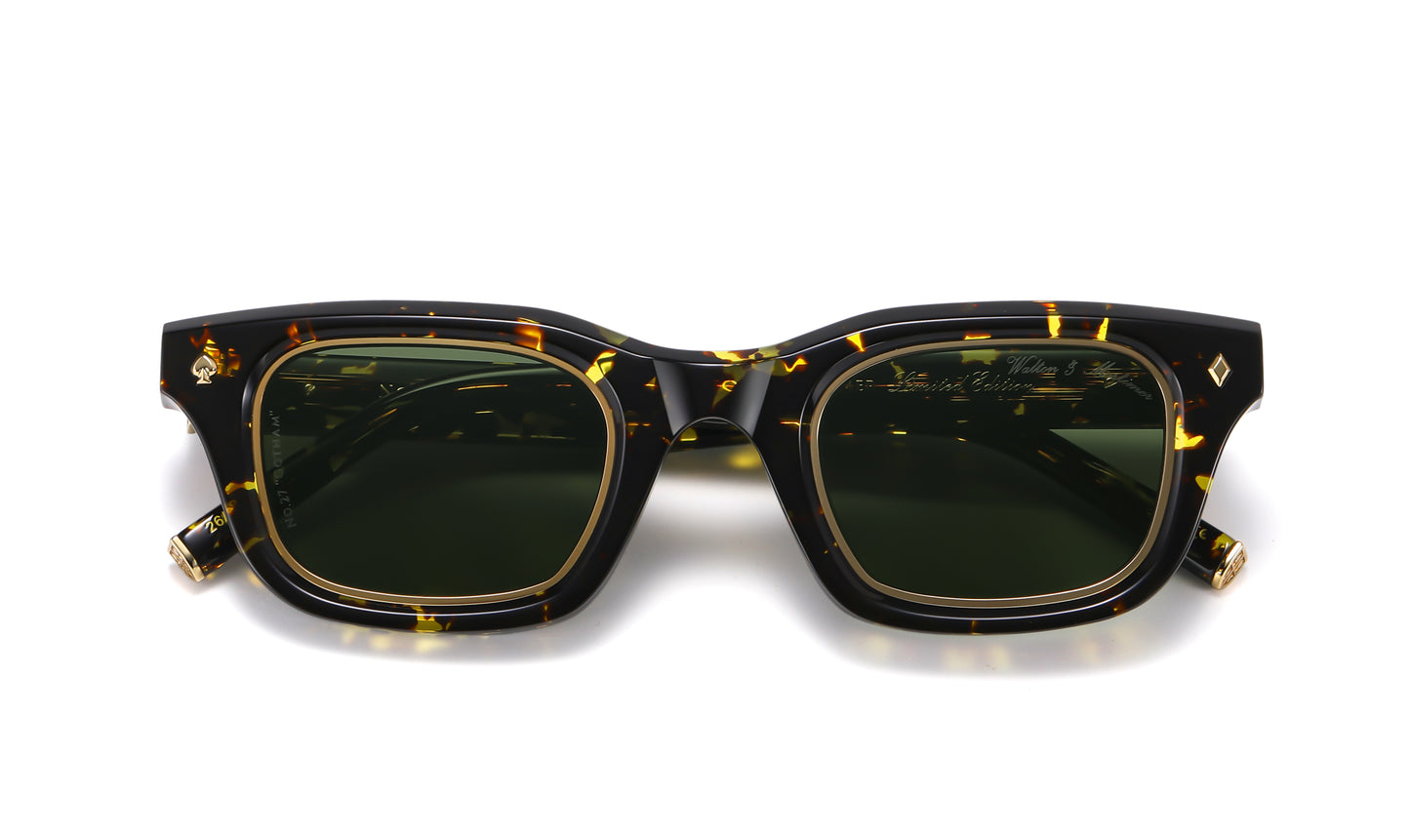 No.27 "Gotham" Limited Edition Sunglasses - Havana Rum Color