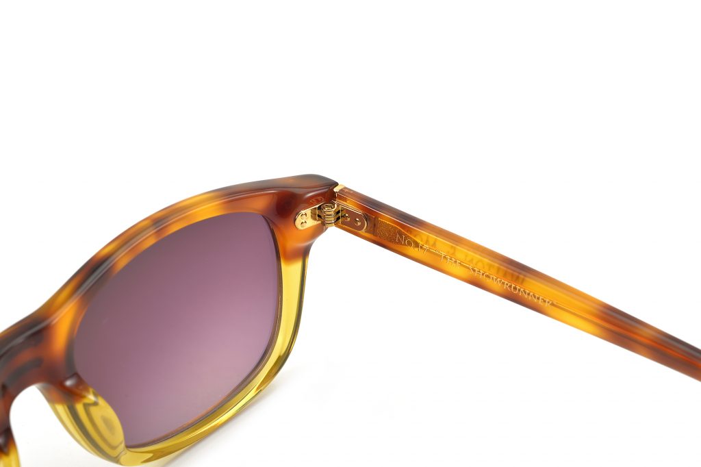 Luxury eyewear The Showrunner Havana Gold