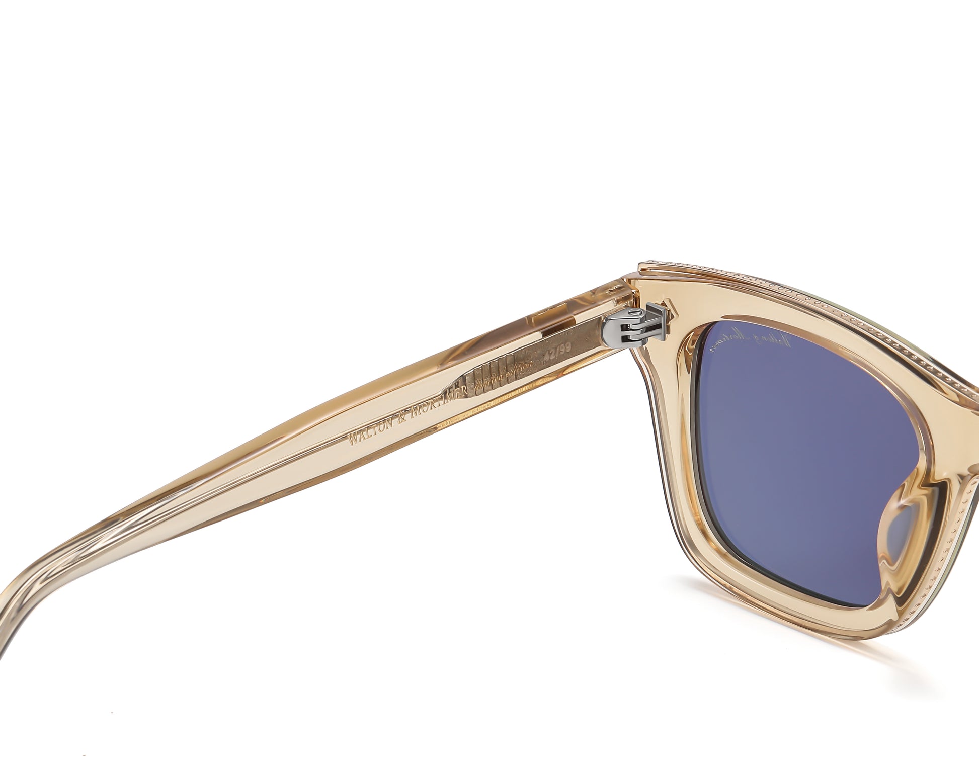 LUXURY EYEWEAR VIOLATOR TRANSGOLD SUNGLASSES ,WALTON & MORTIMER