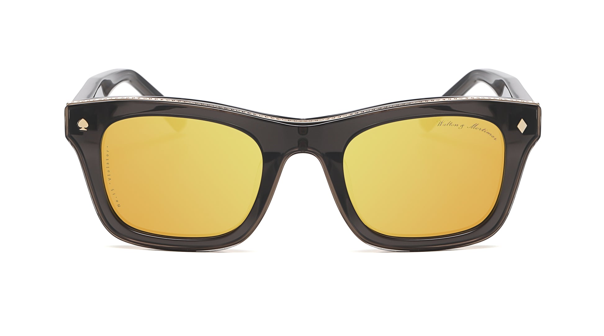 LUXURY EYEWEAR VIOLATOR SMOKEY SUNGLASSES ,WALTON & MORTIMER