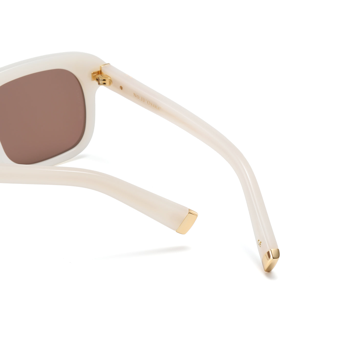 LUXURY EYEWEAR OSAKA MARBLE WHITE SUNGLASSES ,WALTON & MORTIMER