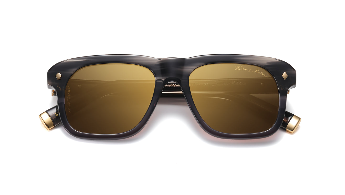 OSAKA EYEWEAR MARBLE EDITION SUNGLASSES ,WALTON & MORTIMER