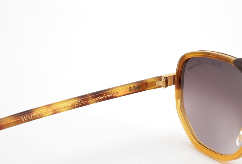 LUXURY EYEWEAR THE GUNRUNNER HAVANA EDITION polarized sunglasses ,WALTON & MORTIMER