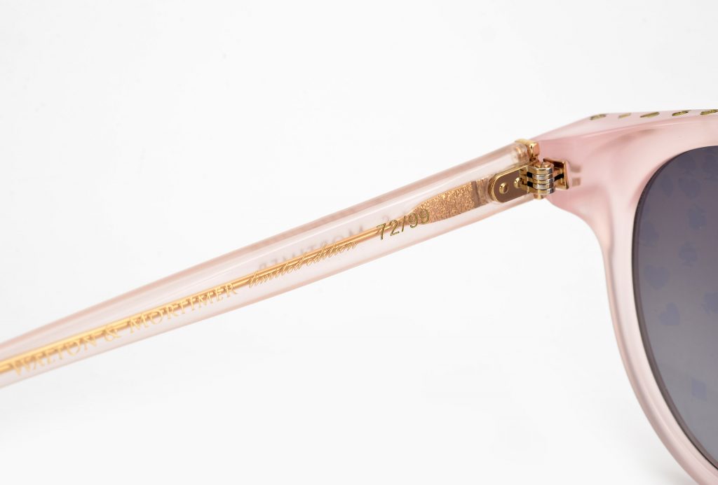 LUXURY EYEWEAR VESPER PINK SUNGLASSES