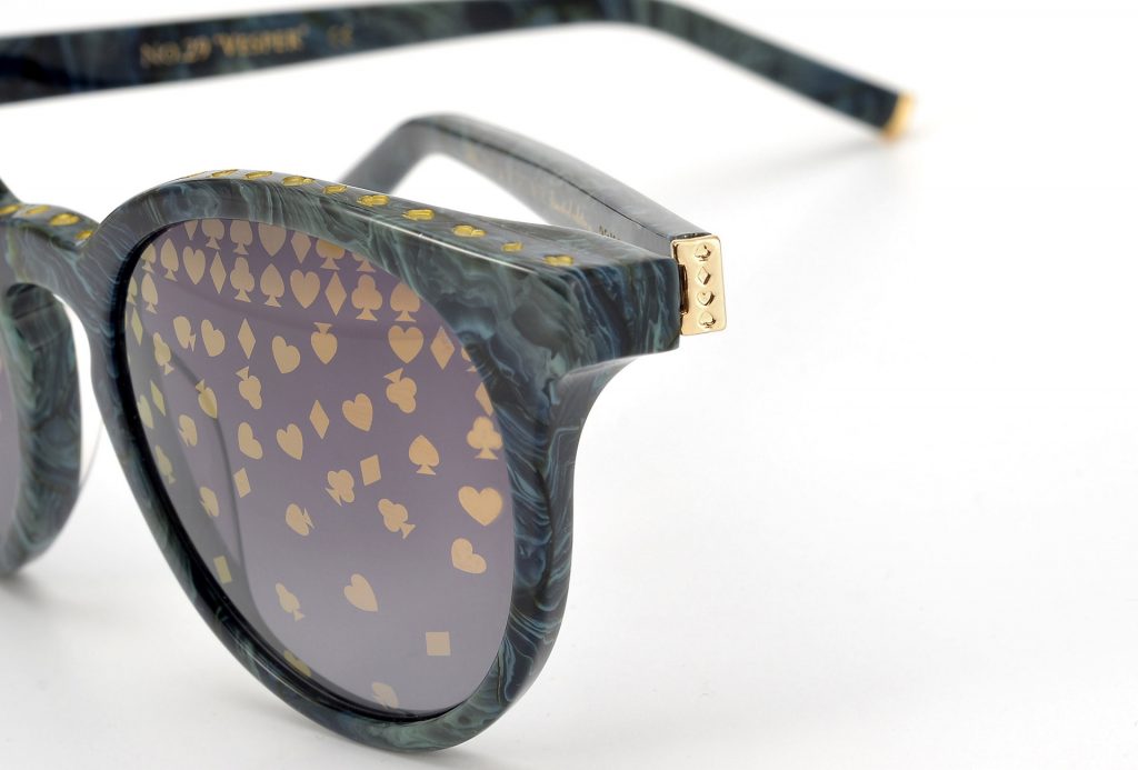 LUXURY EYEWEAR VESPER EMERALD GREEN