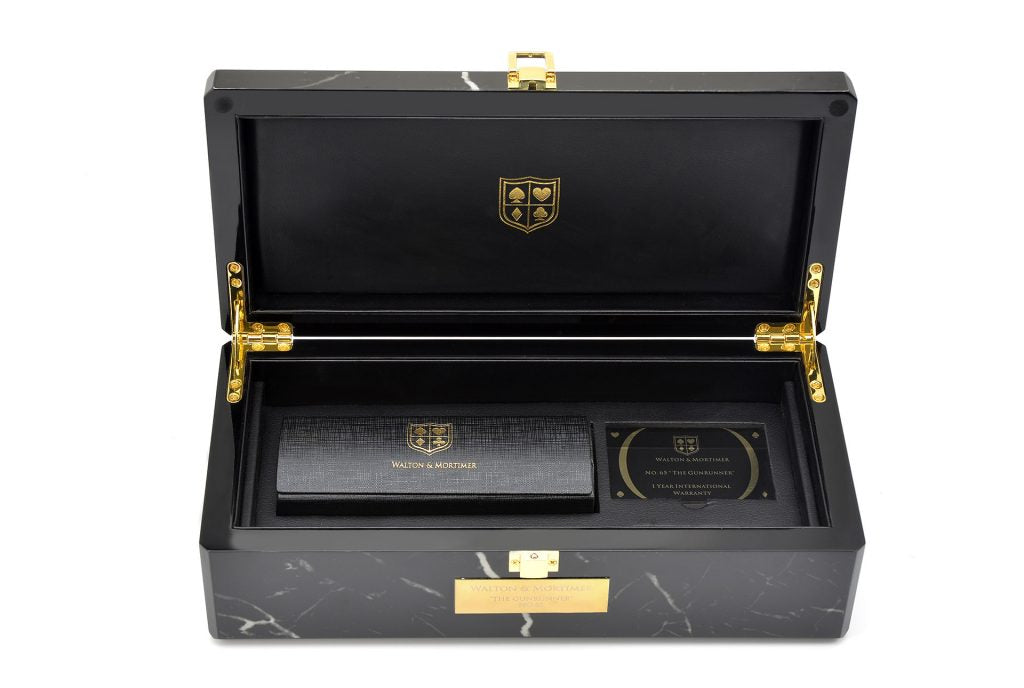 LUXURY EYEWEAR THE GUNRUNNER WHITE EDITION sunglasses ,WALTON & MORTIMER