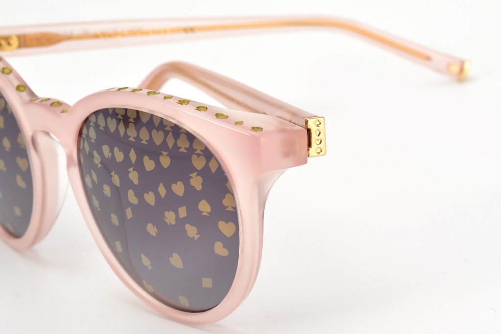LUXURY EYEWEAR VESPER PINK SUNGLASSES