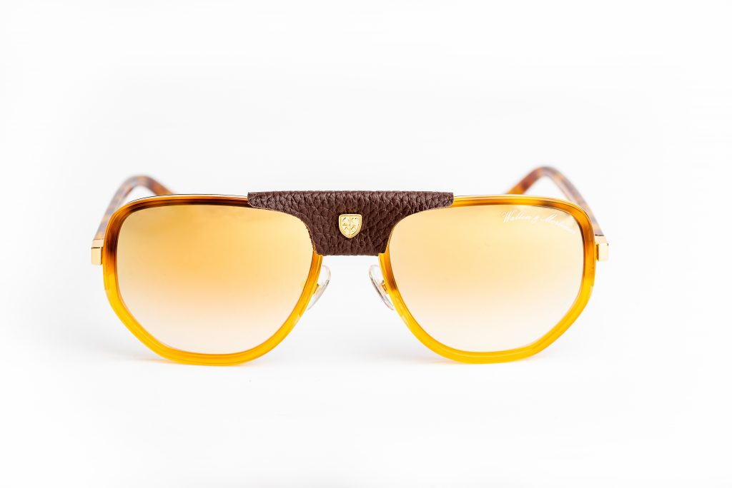 LUXURY EYEWEAR THE GUNRUNNER HAVANA EDITION polarized sunglasses ,WALTON & MORTIMER