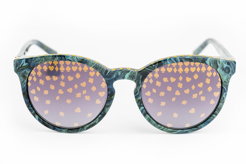 LUXURY EYEWEAR VESPER EMERALD GREEN