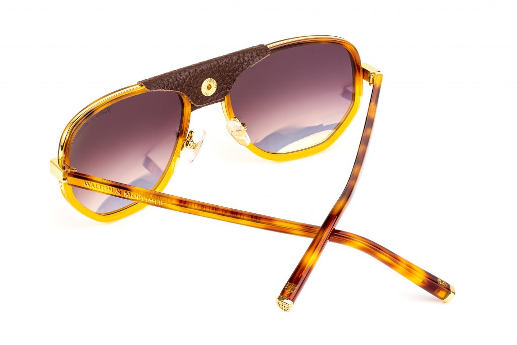 LUXURY EYEWEAR THE GUNRUNNER HAVANA EDITION polarized sunglasses ,WALTON & MORTIMER