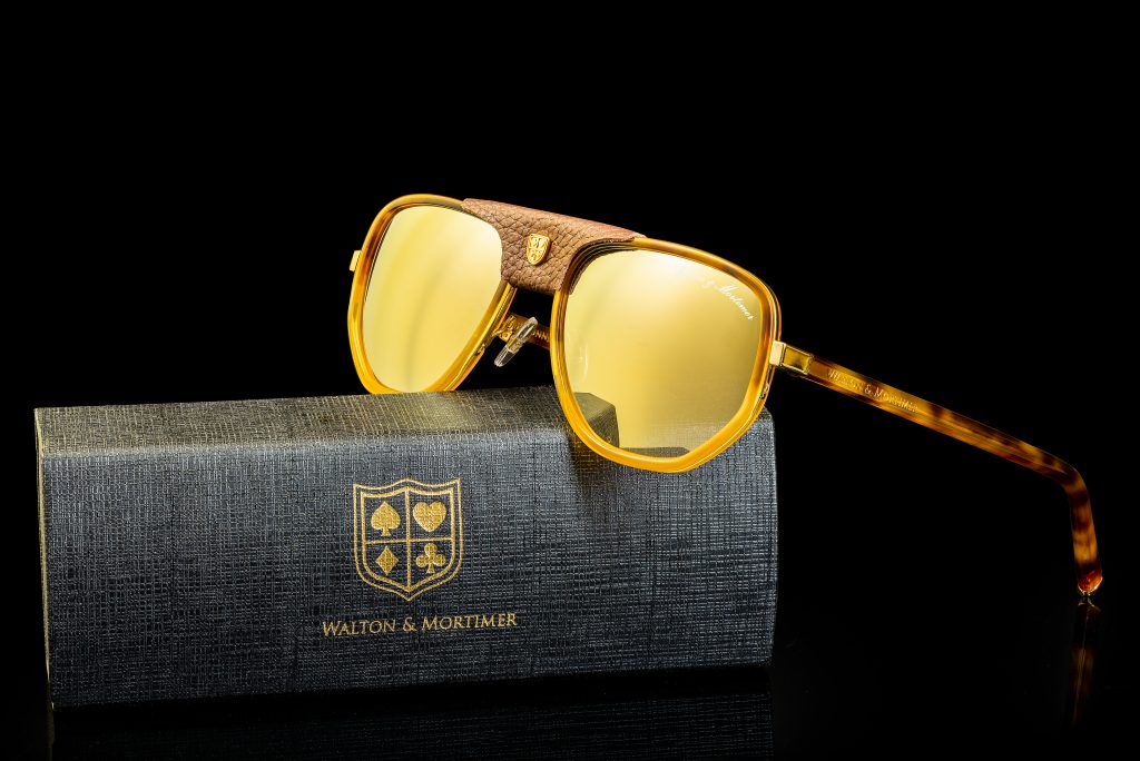 LUXURY EYEWEAR THE GUNRUNNER HAVANA EDITION polarized sunglasses ,WALTON & MORTIMER