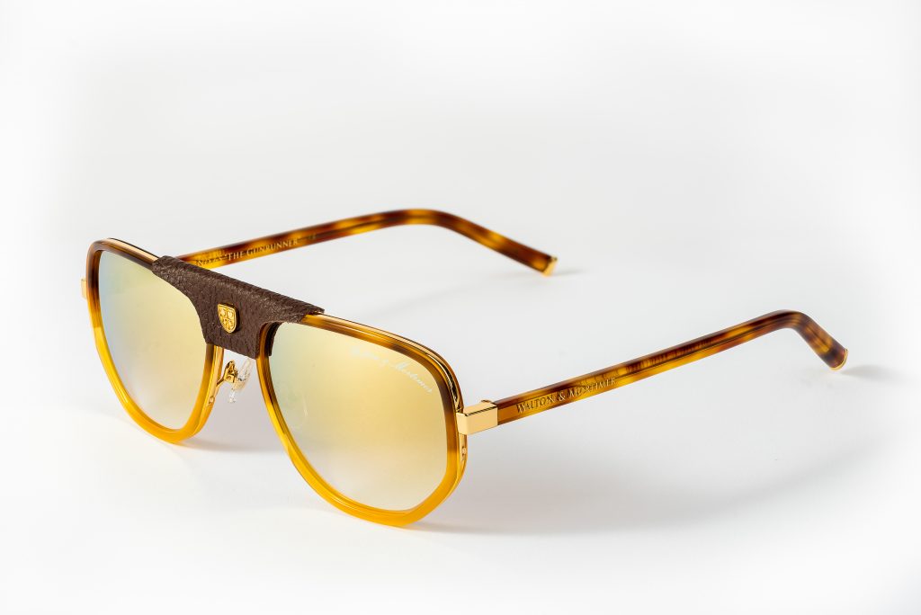 LUXURY EYEWEAR THE GUNRUNNER HAVANA EDITION polarized sunglasses ,WALTON & MORTIMER