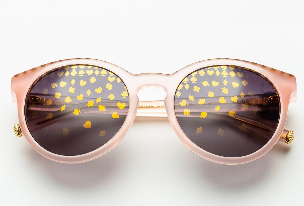 LUXURY EYEWEAR VESPER PINK SUNGLASSES