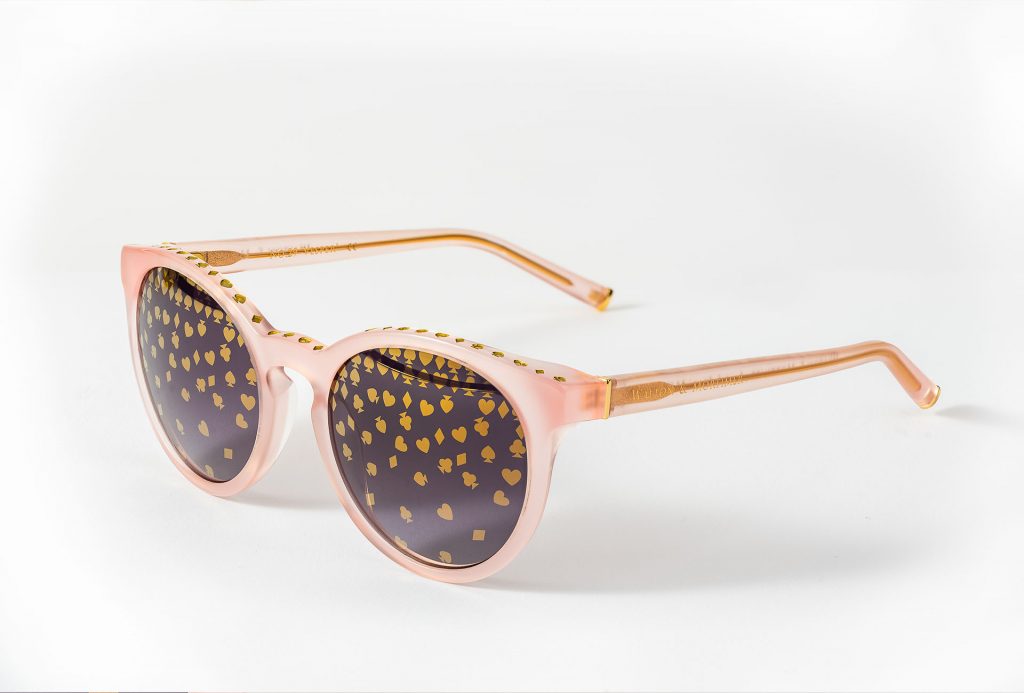 LUXURY EYEWEAR VESPER PINK SUNGLASSES
