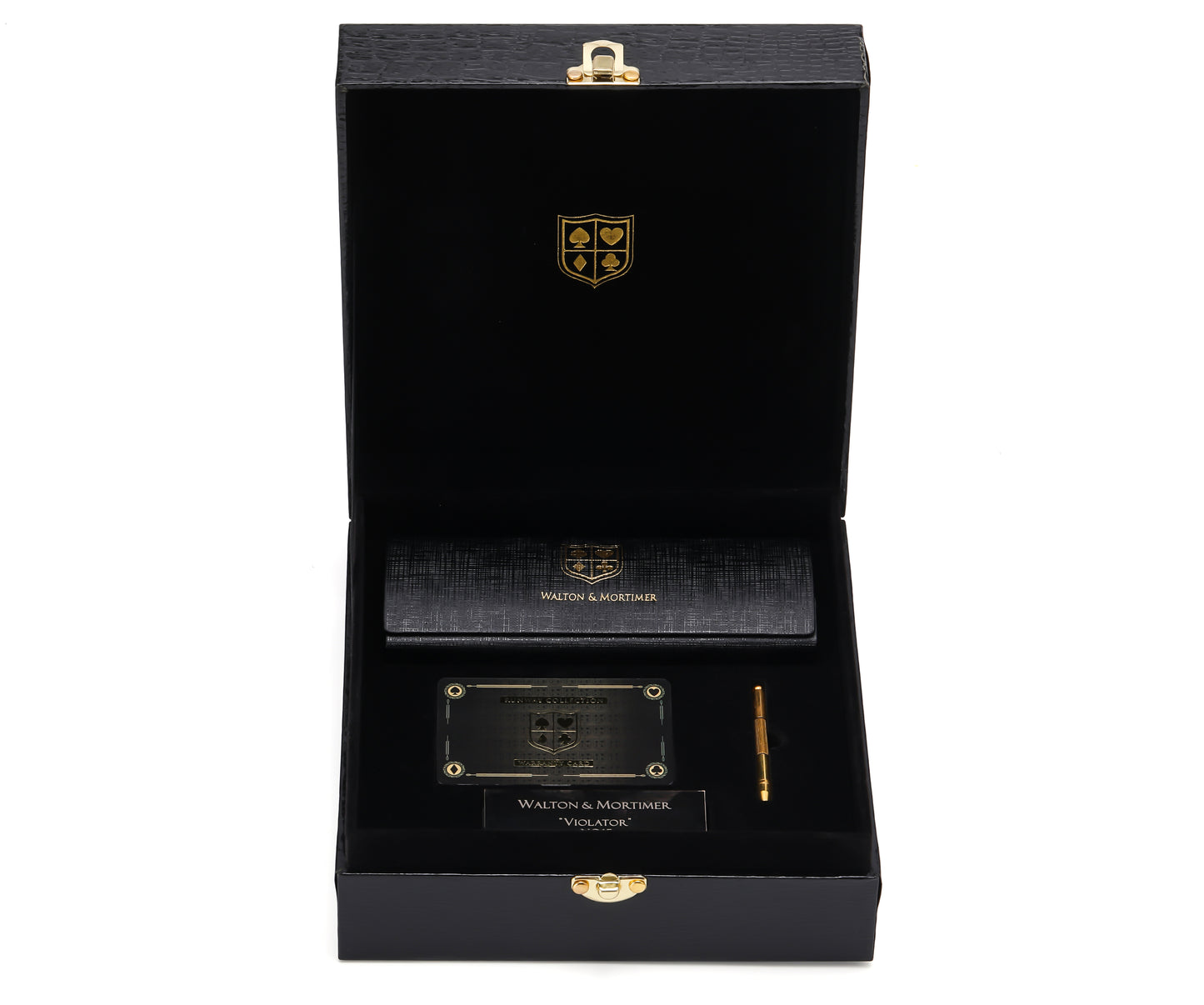 LUXURY EYEWEAR VIOLATOR TRANSGOLD SUNGLASSES ,WALTON & MORTIMER