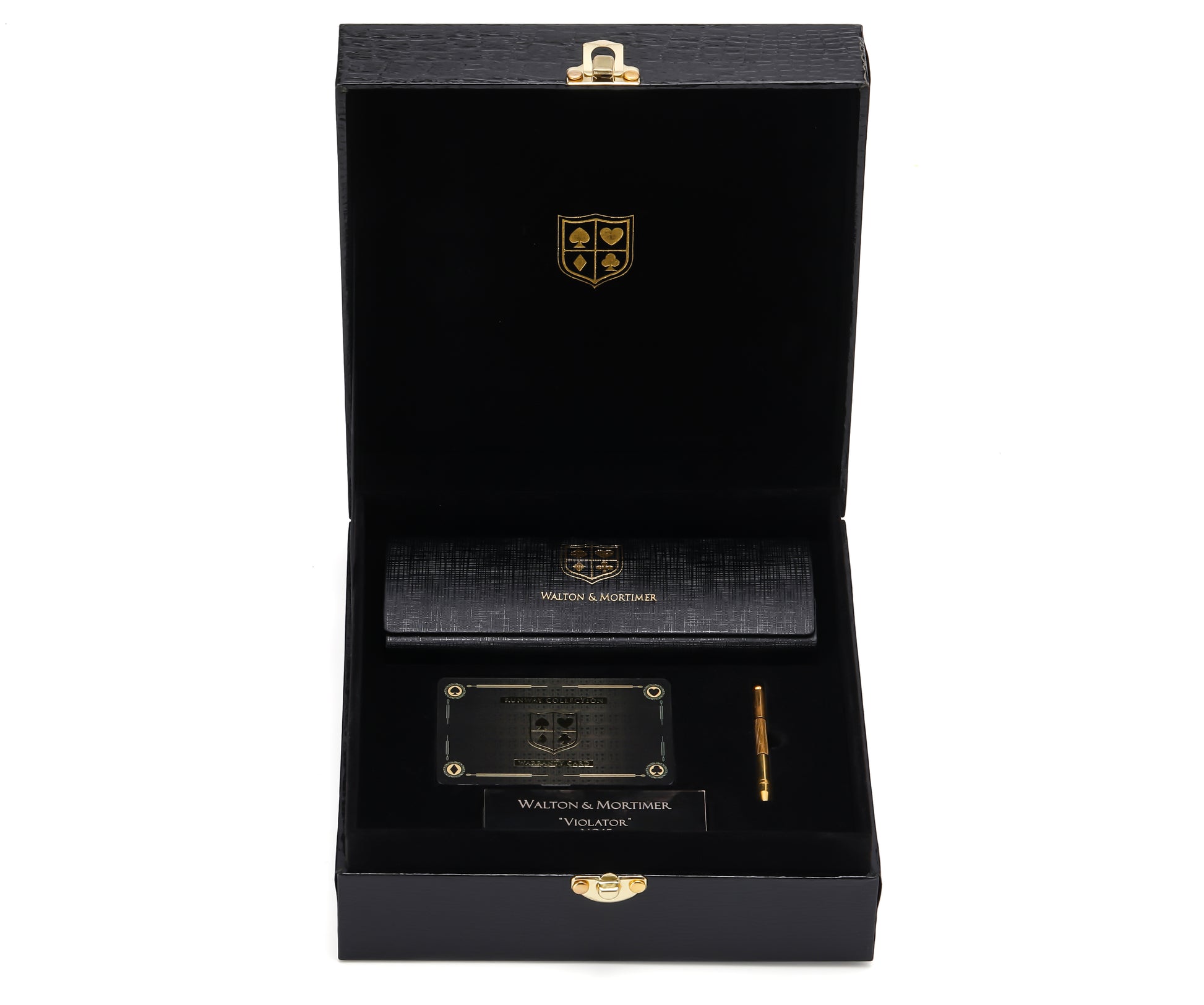 LUXURY EYEWEAR VIOLATOR TRANSGOLD SUNGLASSES ,WALTON & MORTIMER