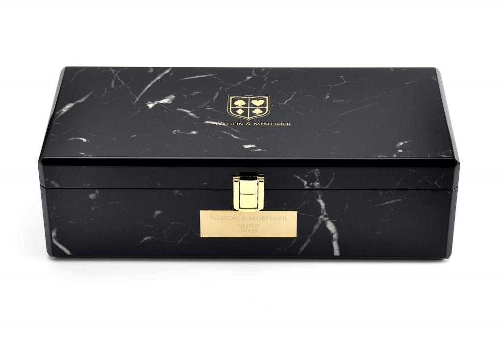 LUXURY EYEWEAR VESPER BLACK SUNGLASSES