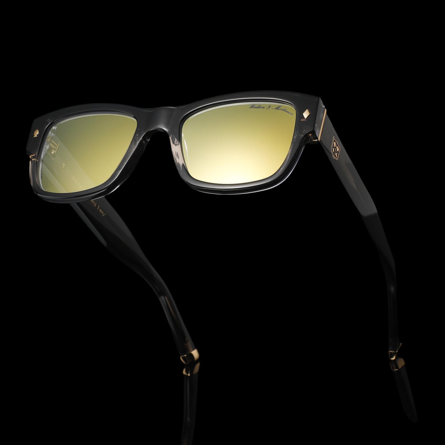 Walton & Mortimer® NO. 12: " Mr.One Two" Transparant Gray Limited Edition Photochromic Sunglasses