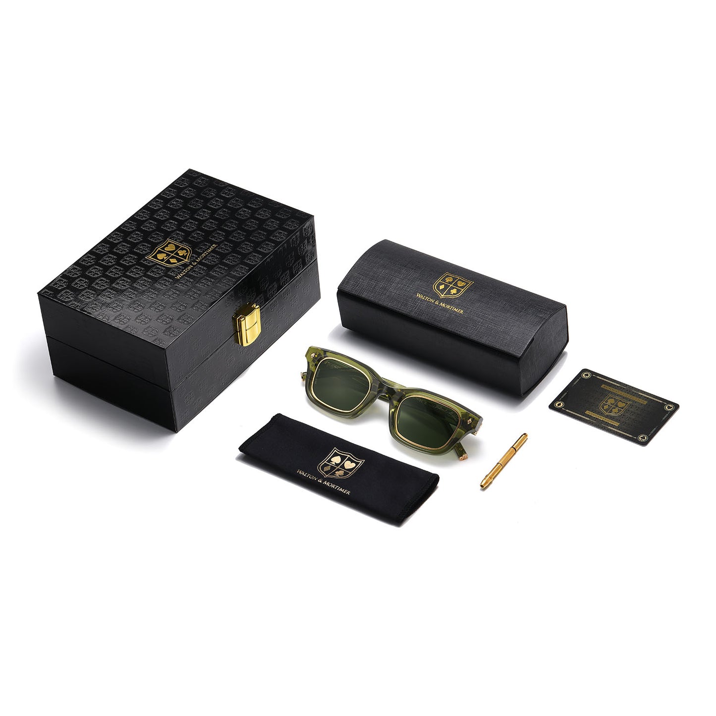 No.27 "Gotham" Limited Edition Sunglasses - Bosco Green Color