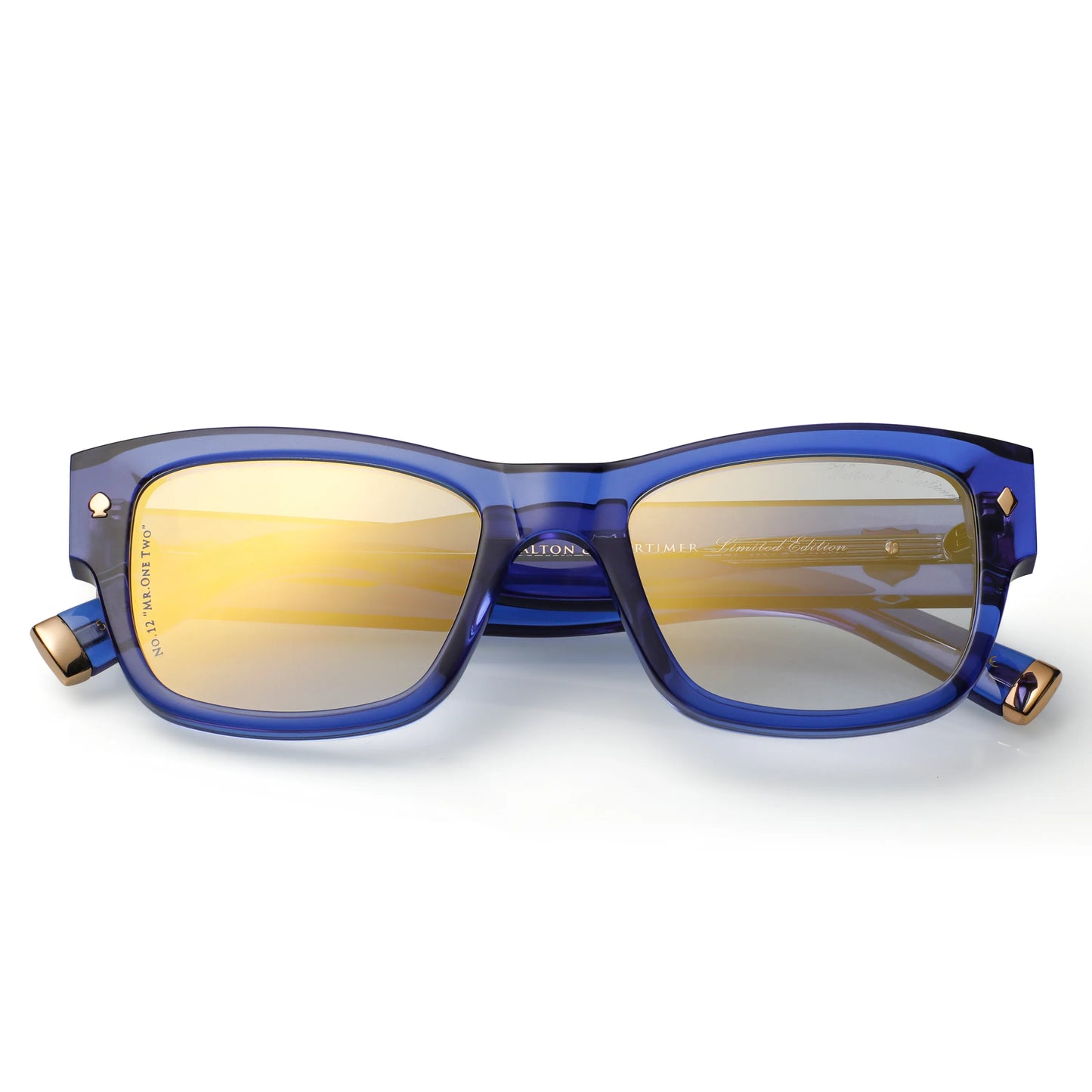 Walton & Mortimer NO. 12: " Mr.One Two" Midnight Blue Limited Edition Photochromic Sunglasses