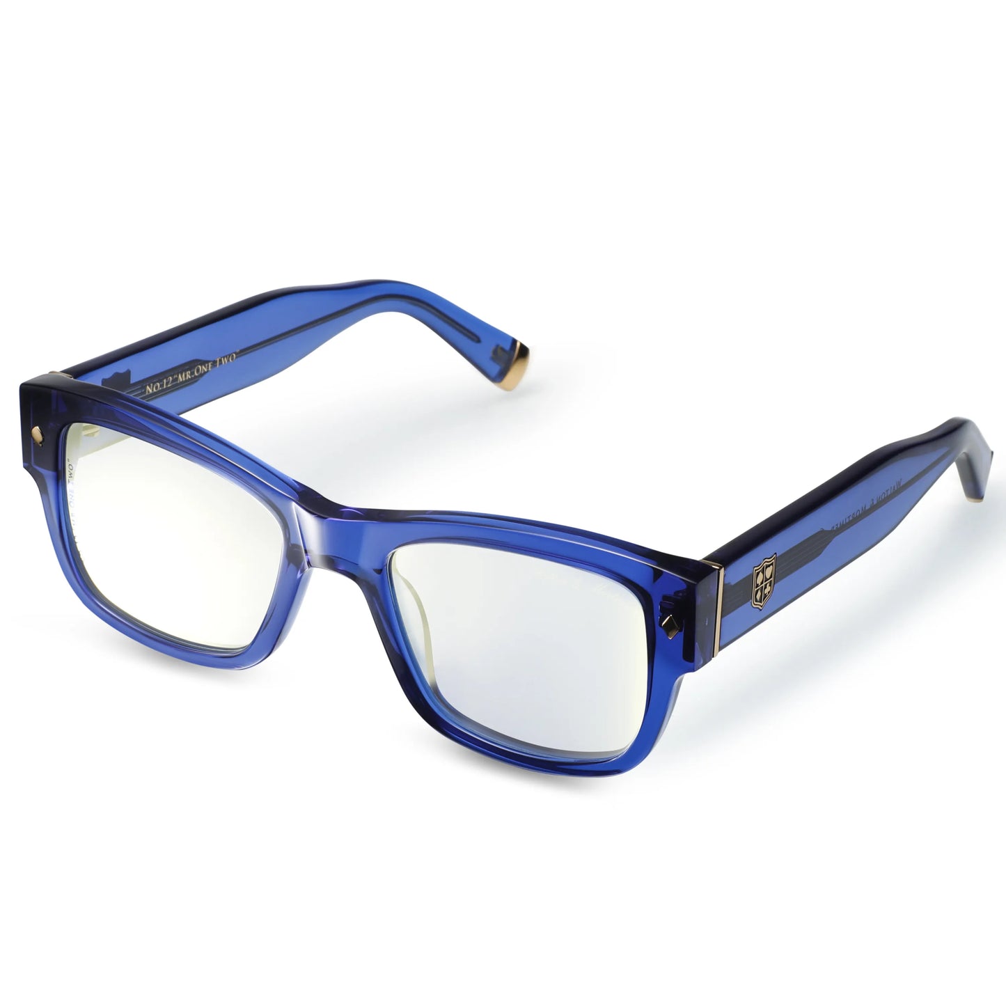 Walton & Mortimer NO. 12: " Mr.One Two" Midnight Blue Limited Edition Photochromic Sunglasses
