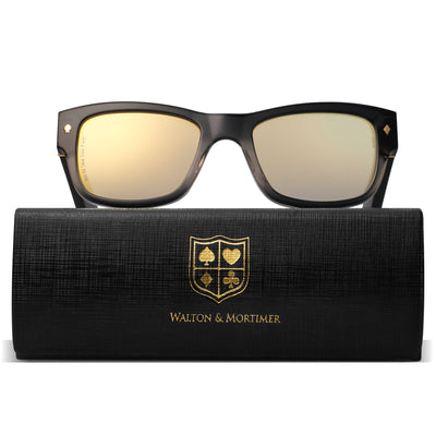 WALTON & MORTIMER® NO. 12: " Mr.One Two" Transparant Gray LIMITED EDITION SUNGLASSES