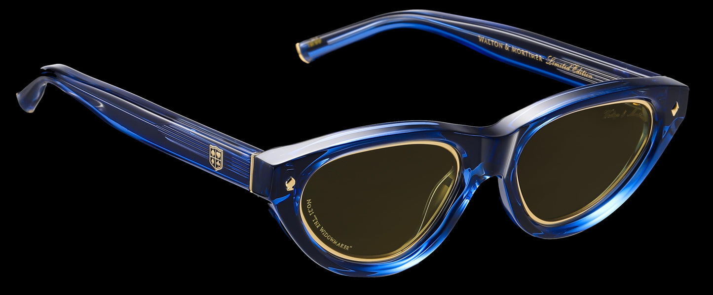 Walton & Mortimer® NO. 21 “The Widowmaker” Midnight Blue Limited Edition Sunglasses