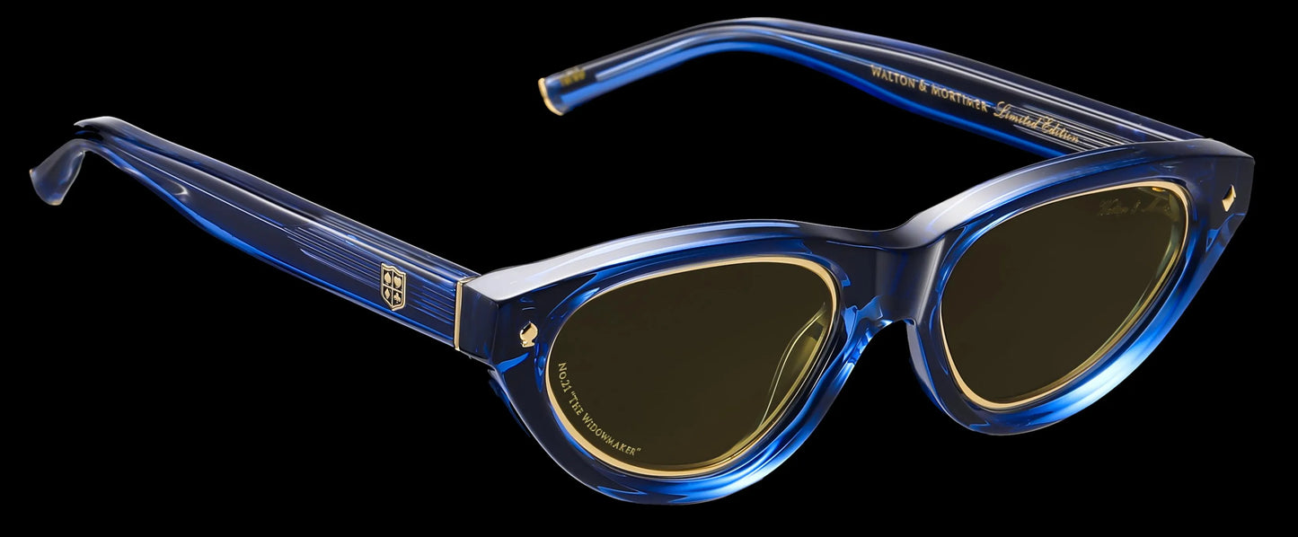 Walton & Mortimer NO. 21 “The Widowmaker” Midnight Blue Limited Edition Sunglasses