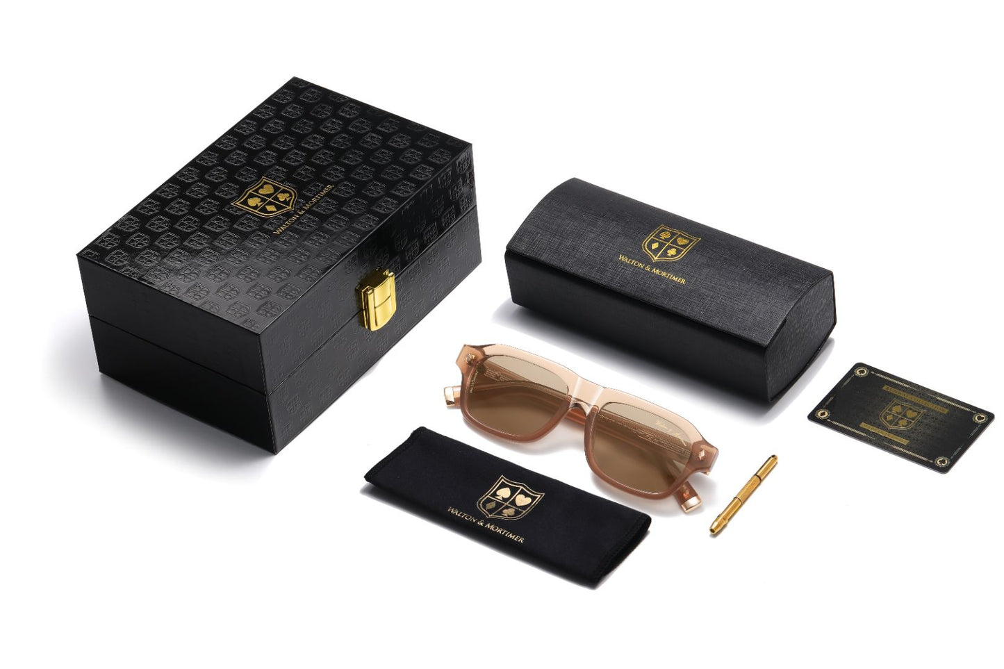 Walton & Mortimer No.70 “Smoke” – Onyx Ombre Limited Edition Sunglasses