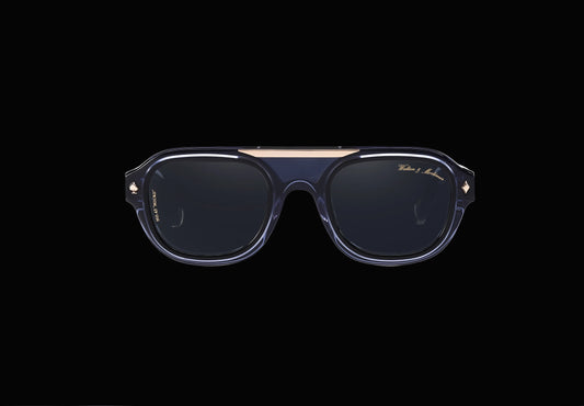 No. 45 "Micro" Limited Edition Sunglasses - Indigo Blue Color