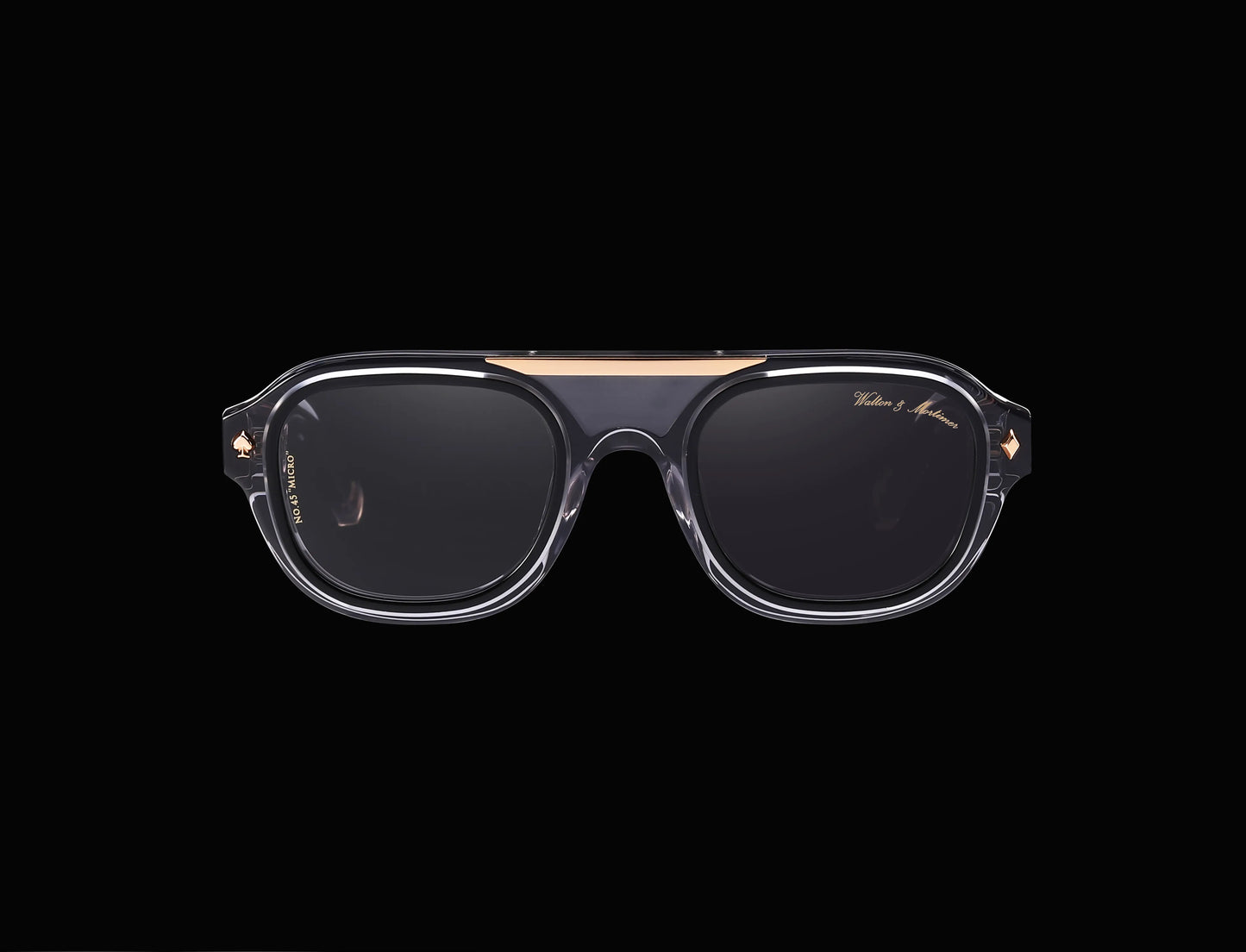 No. 45 "Micro" Limited Edition Sunglasses – Ghost Grey Color