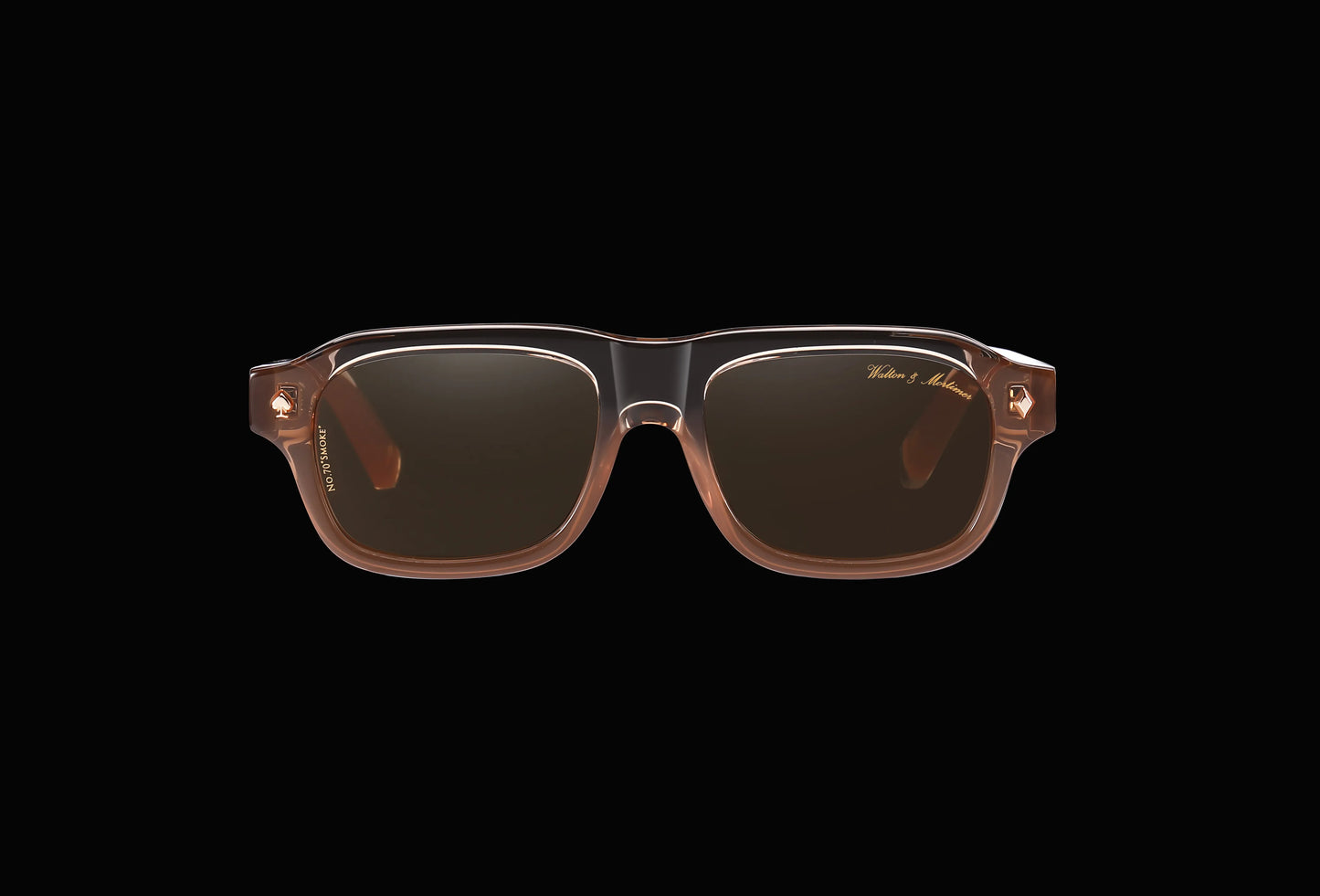 Walton & Mortimer No.70 “Smoke” – Onyx Ombre Limited Edition Sunglasses