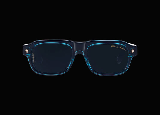 Walton & Mortimer No.70 “Smoke” – Aqua Blue Limited Edition Sunglasses