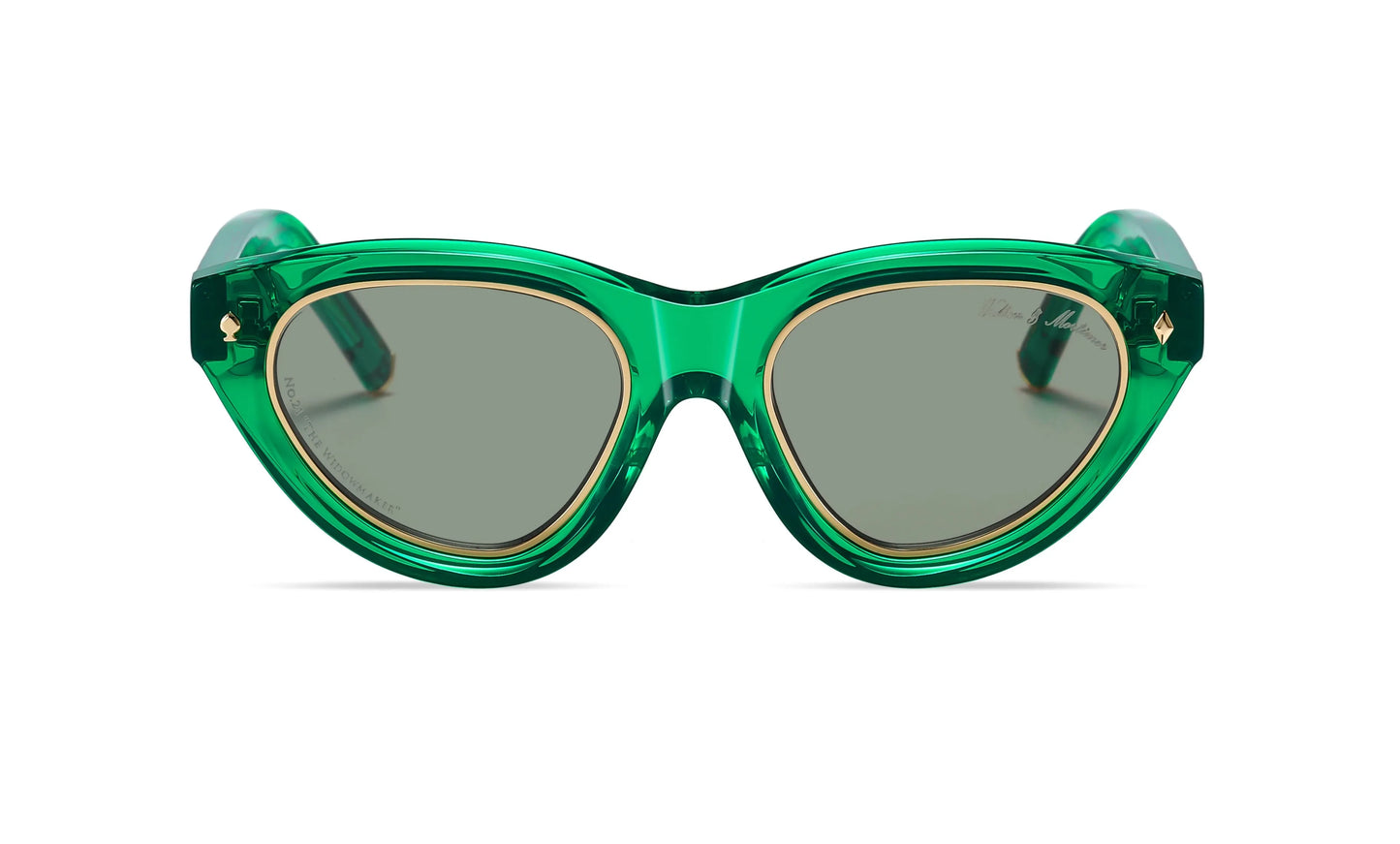 Walton & Mortimer NO. 21 “The Widowmaker” Poison Green Limited Edition Sunglasses
