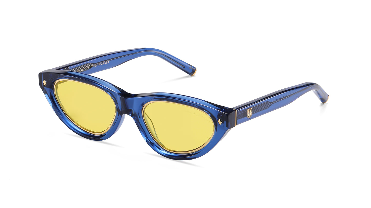 Walton & Mortimer® NO. 21 “The Widowmaker” Midnight Blue Limited Edition Sunglasses