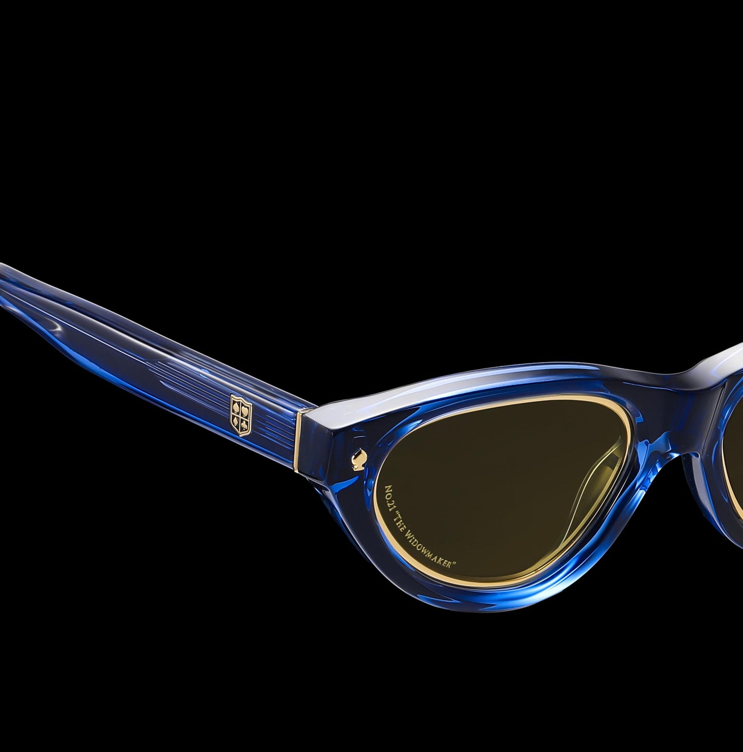 Walton & Mortimer® NO. 21 “The Widowmaker” Midnight Blue Limited Edition Sunglasses