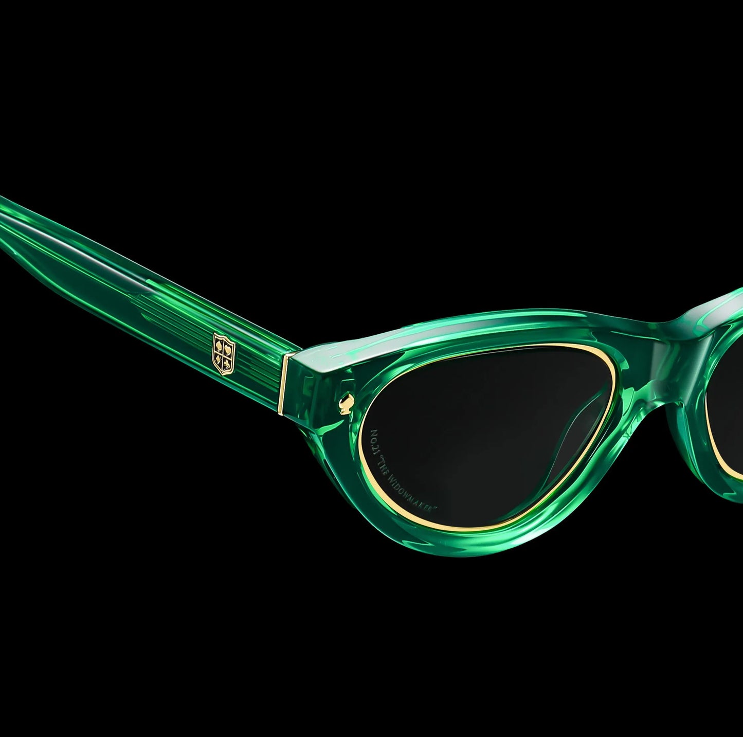 Walton & Mortimer NO. 21 “The Widowmaker” Poison Green Limited Edition Sunglasses